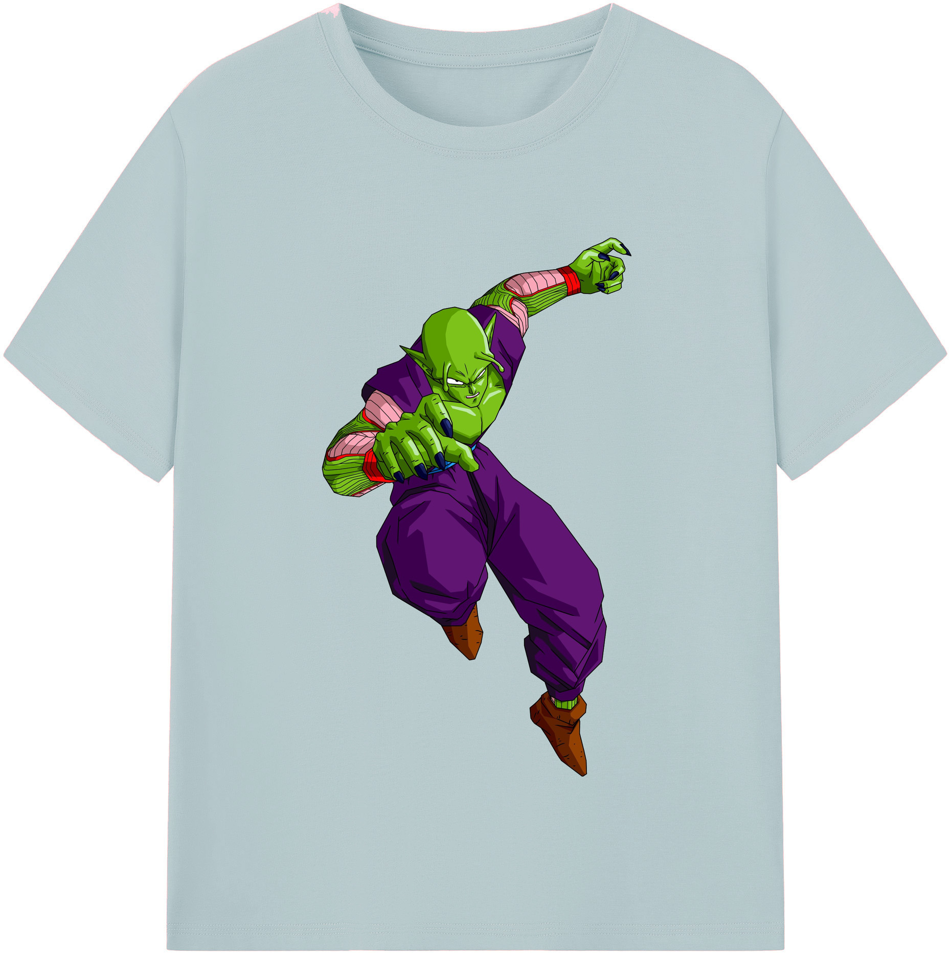 （画像用） ドラゴンボール ピッコロ DRAGON BALL Piccolo 綿100％半袖Tシャツ（フロントプリント）